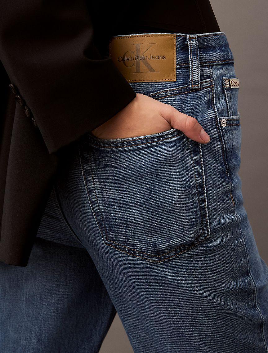 High Rise Straight Jeans Product Image
