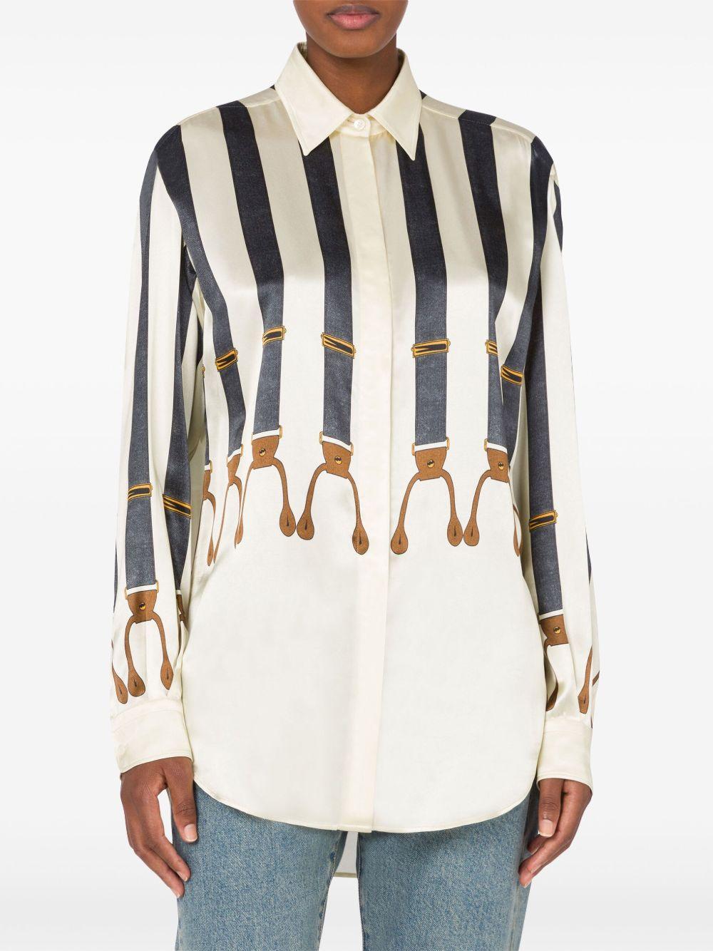 Belt Print Shirt Product Image