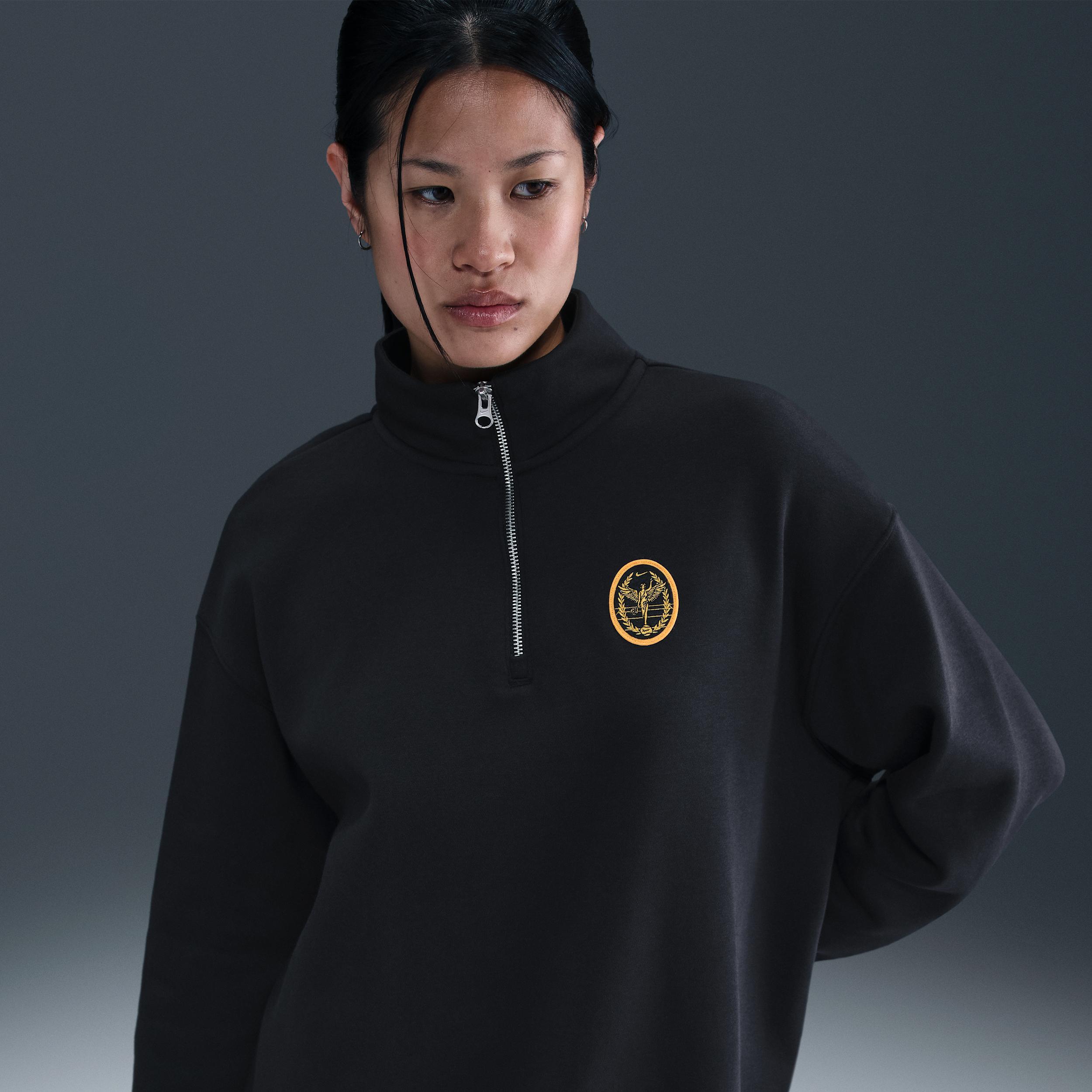 Women's Nike Sportswear Phoenix Fleece Oversized 1/4-Zip Long Sweatshirt Product Image