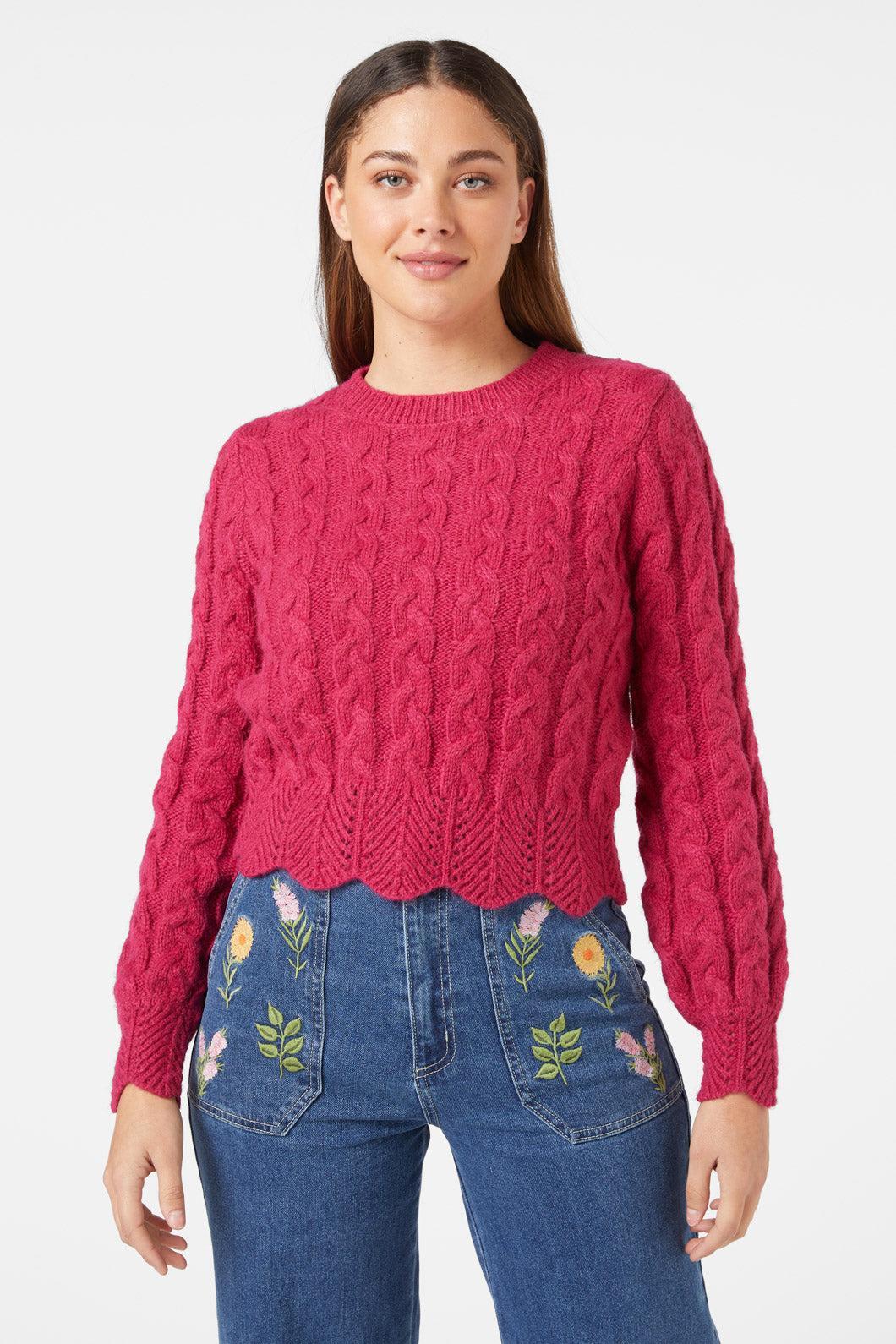 Sandy Sweater Raspberry Product Image