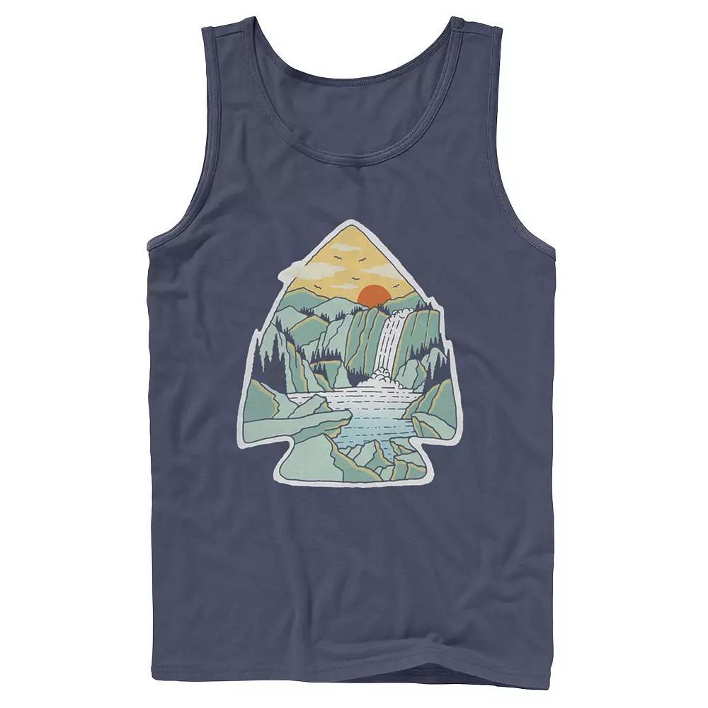 Men's Fifth Sun Arrowhead Nature Fill Tank Top, Size: Small, Blue Product Image
