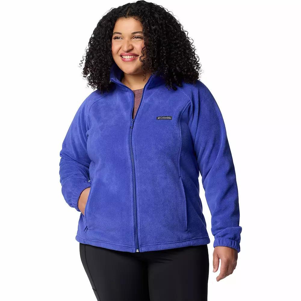 Womens Columbia Benton Springs Zip-Front Fleece Jacket Columbia Blue Product Image
