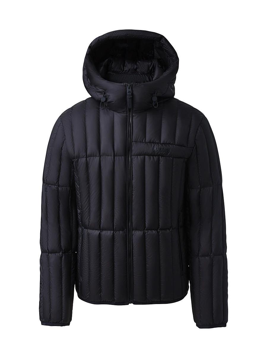 Mens Peter Hooded Ripstop Down Jacket Product Image