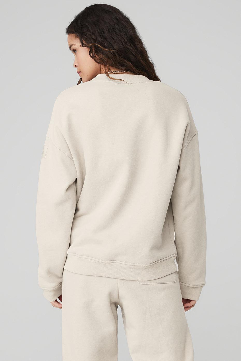Renown Heavy Weight Crew Neck Pullover - Bone Product Image