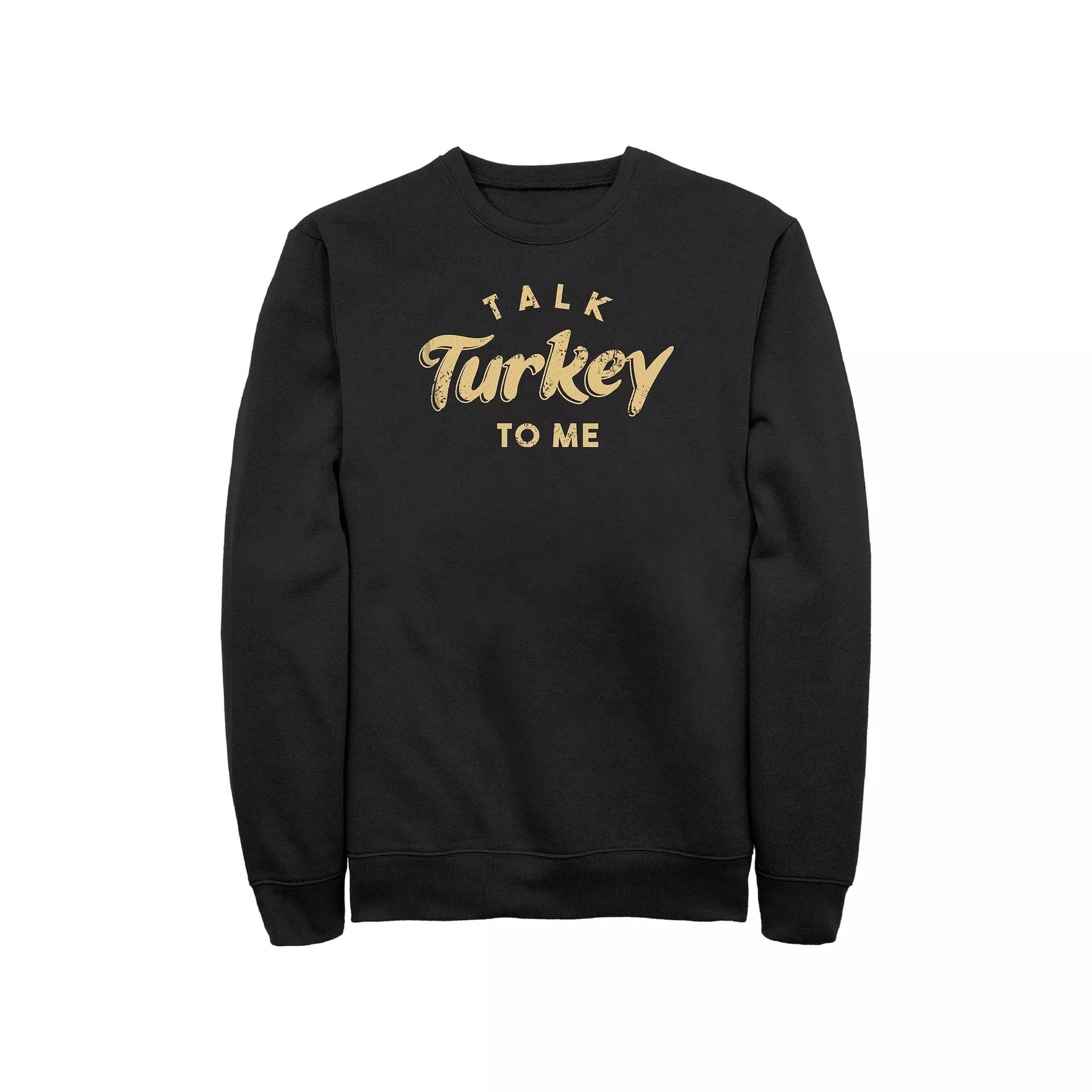 Disney's High School Musical Get 'Cha Head In The Game Big & Tall Fleece Sweatshirt, Men's, Size: 4XL Tall, Black Product Image