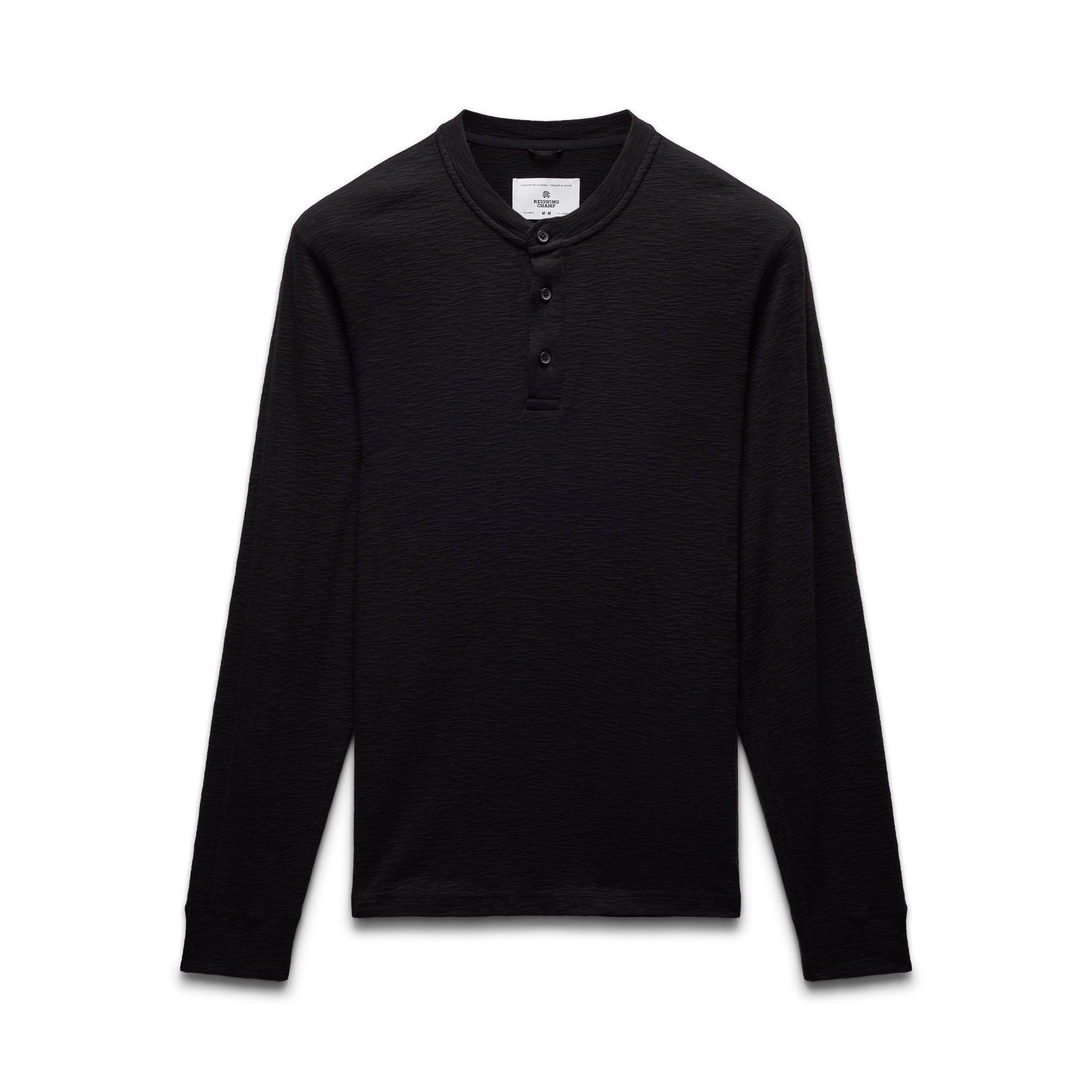 1X1 Slub Slim Henley Male Product Image