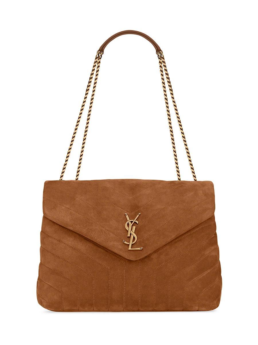 Womens Loulou Medium Shoulder Bag in Quilted Leather Product Image
