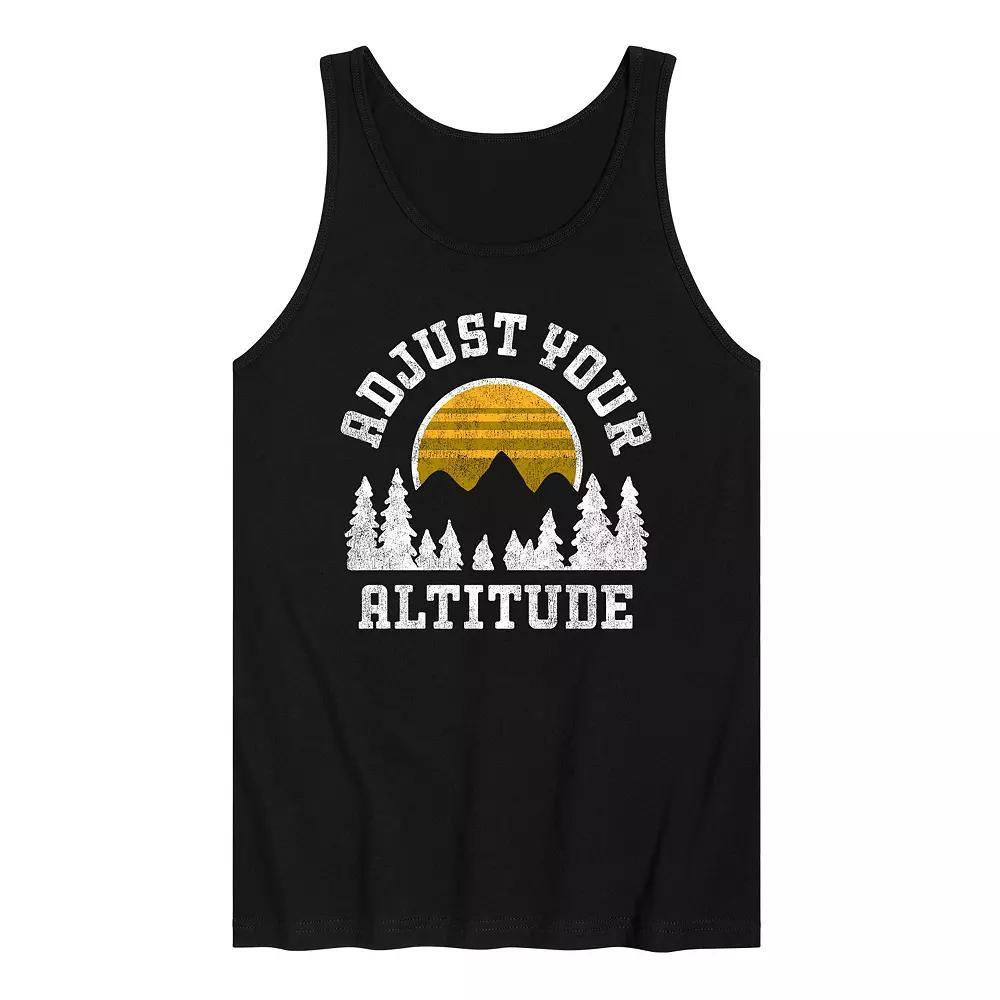 Men's Adjust Your Altitude Tank Top, Size: XL, Black Product Image