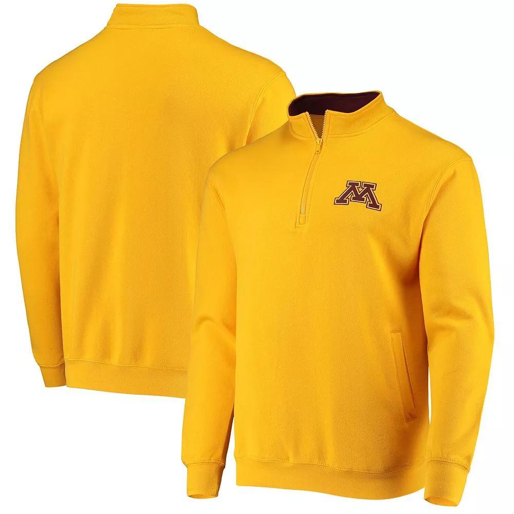 Men's Colosseum Gold Minnesota Golden Gophers Tortugas Logo Quarter-Zip Jacket, Size: Medium Product Image