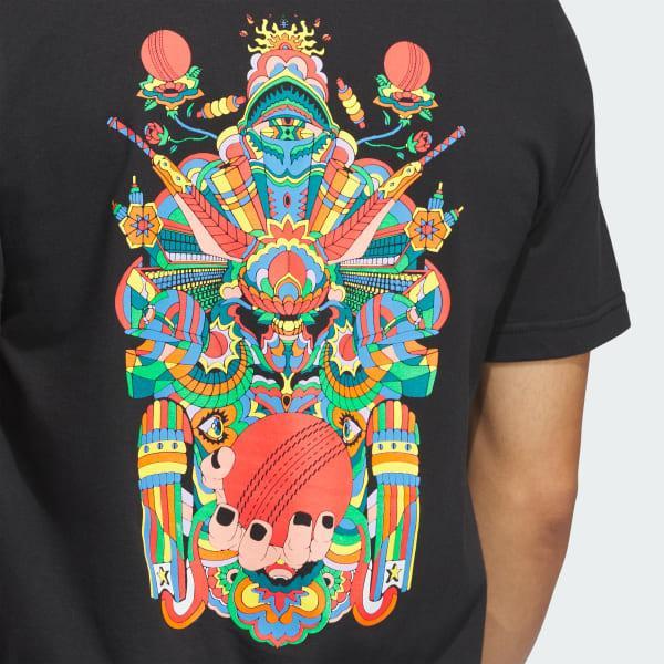 India Cricket Traditional Graphic Tee Product Image