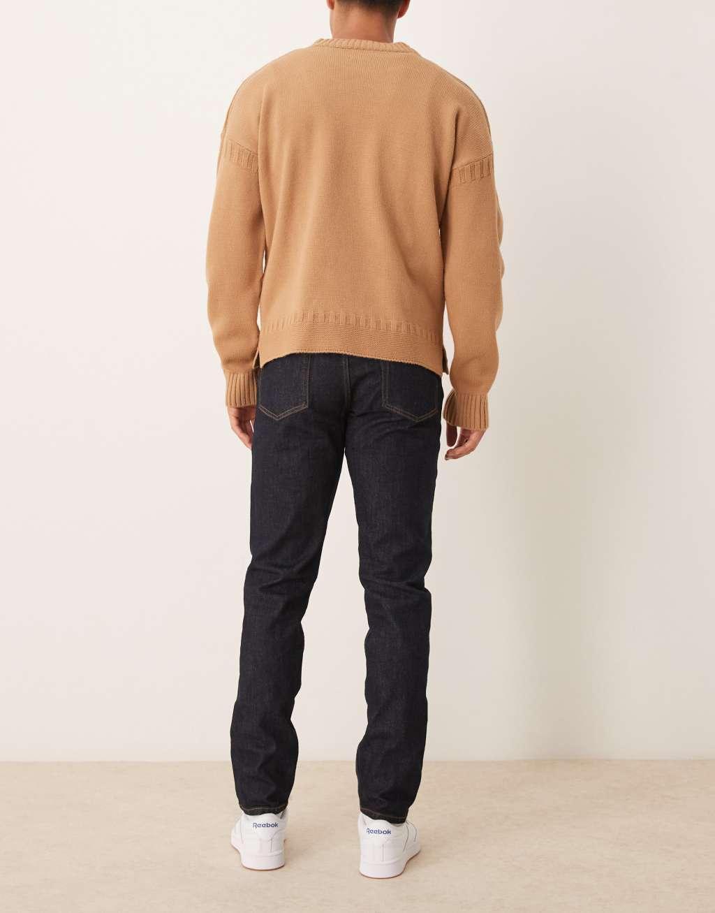 ASOS DESIGN skinny jeans in indigo Product Image