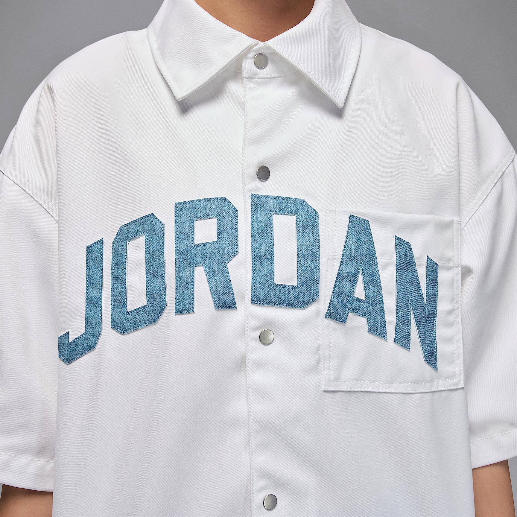 Women's Jordan Flight Woven Short-Sleeve Top Product Image