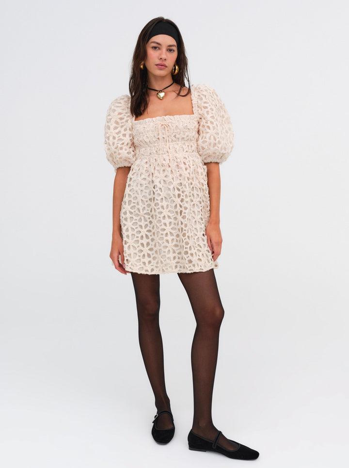 Brooke Mini Dress — White Product Image