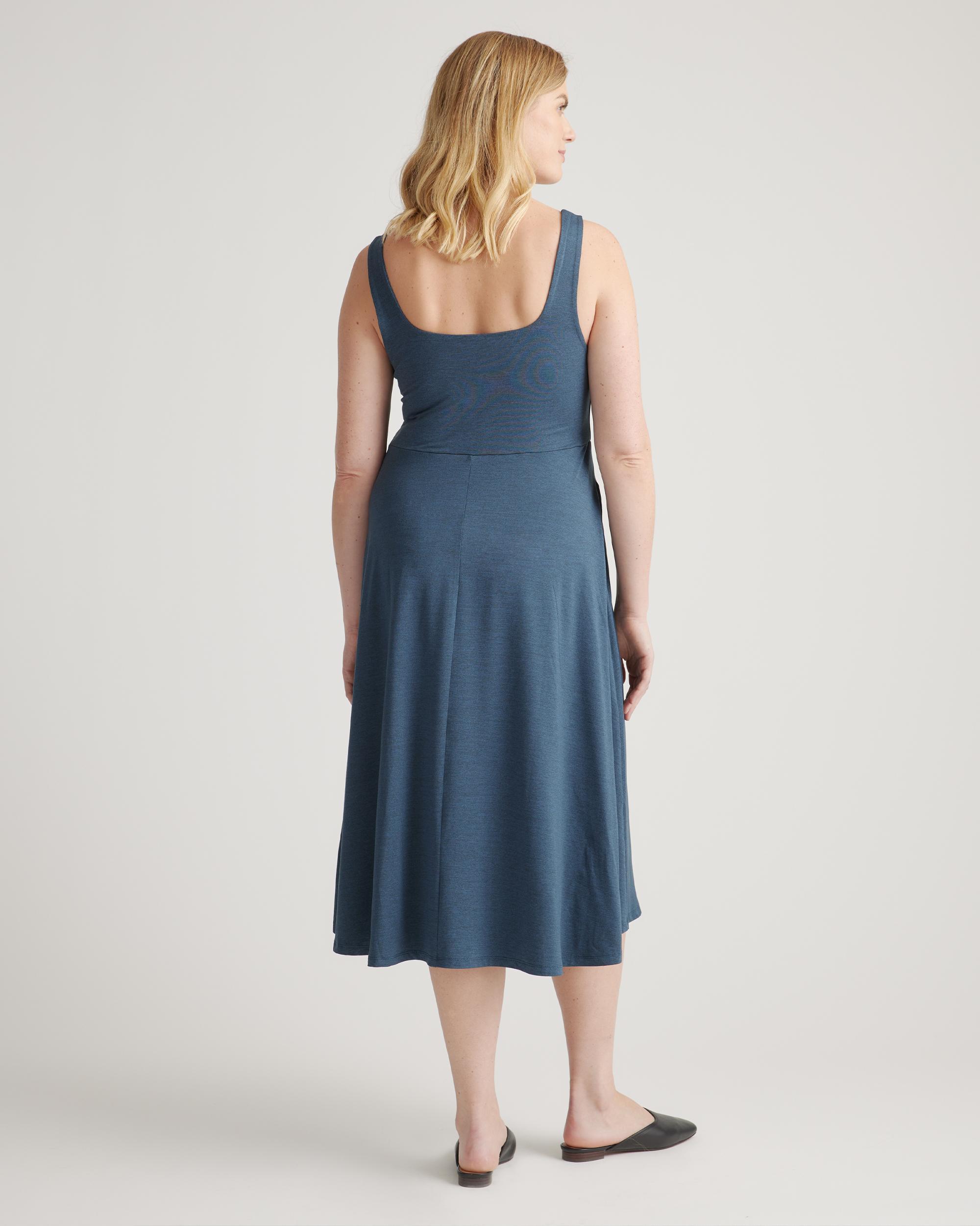 Quince | Women's Flowknit Breeze Fit & Flare Dress 100% Polyester Product Image