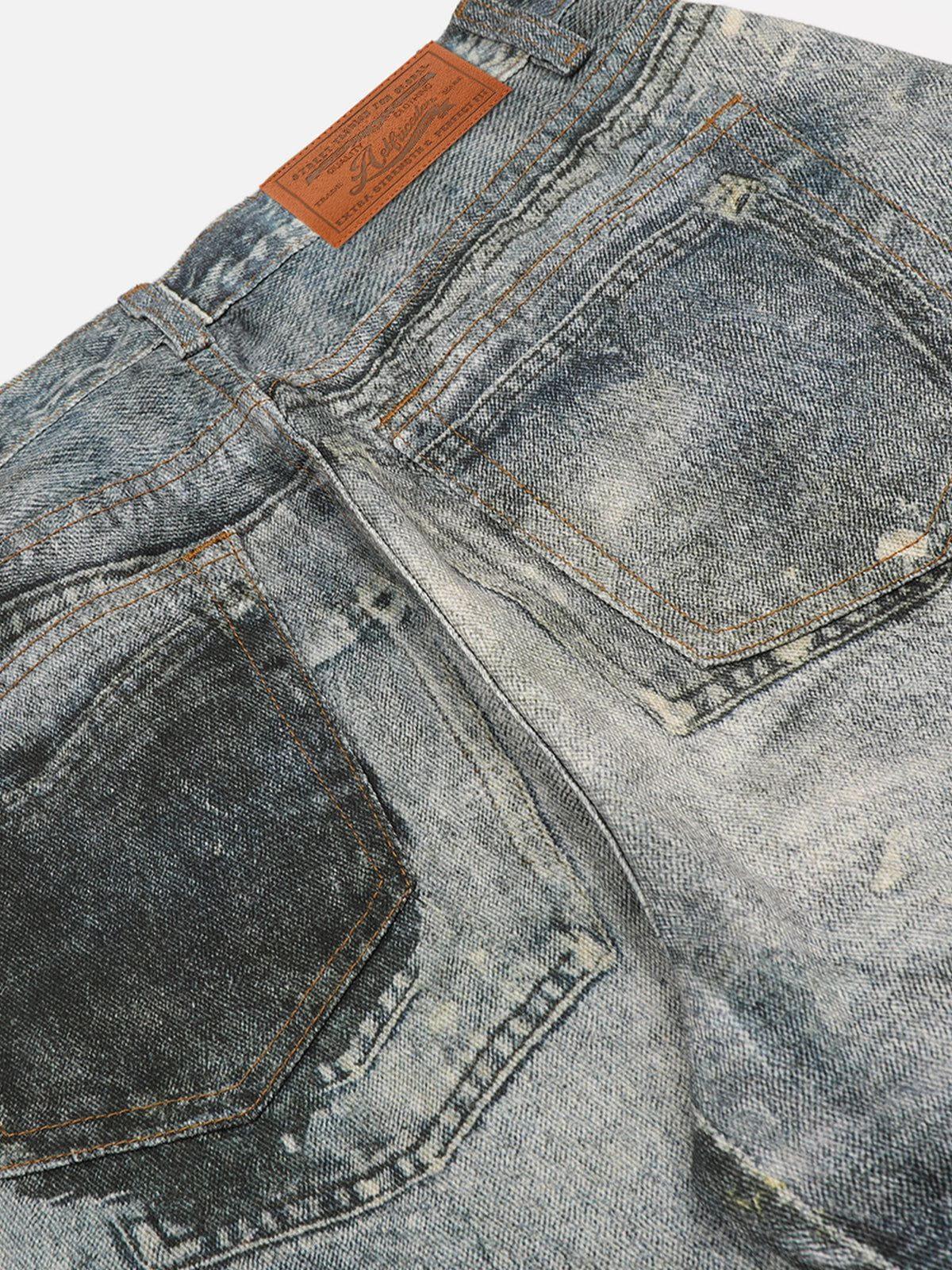 Aelfric Eden Print Baggy Jeans Product Image