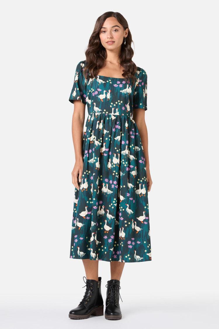 Lucy Goosey Midi Dress Product Image