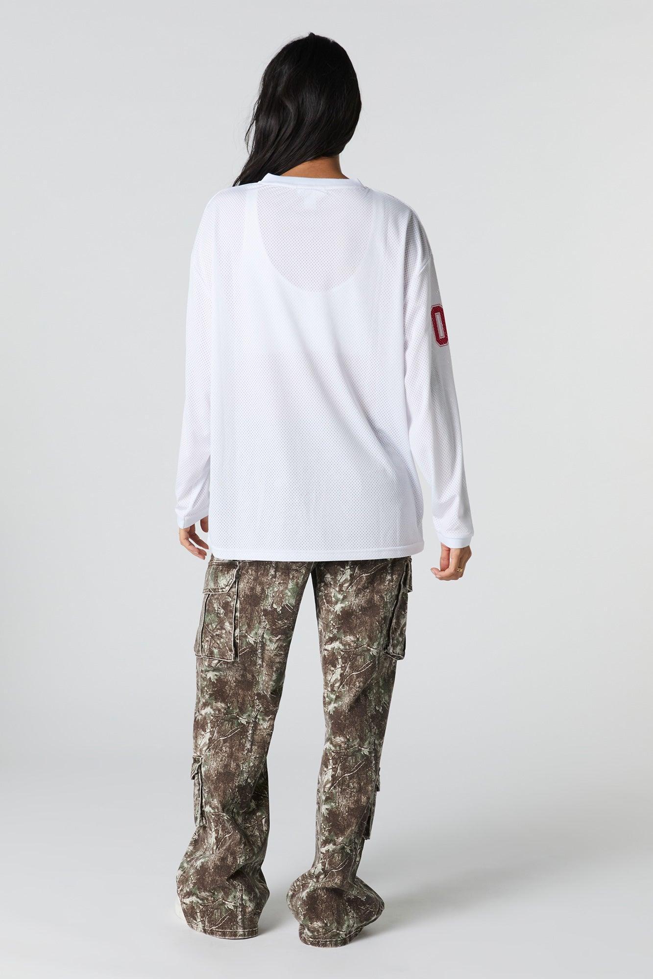 Stretch Denim Straight Leg Cargo Jean Female Product Image