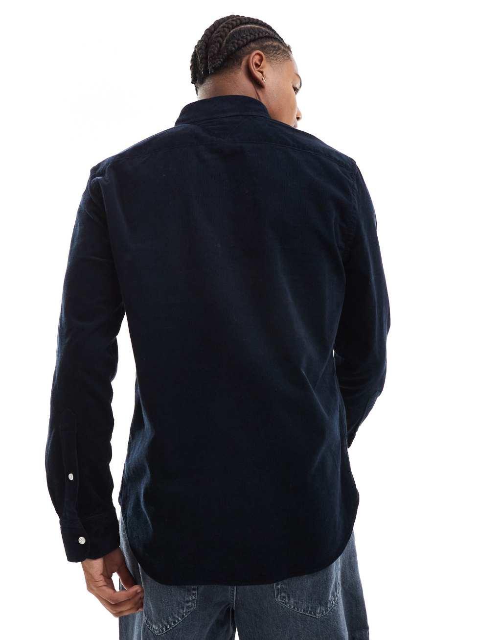 Tommy Hilfiger cord shirt in navy Product Image