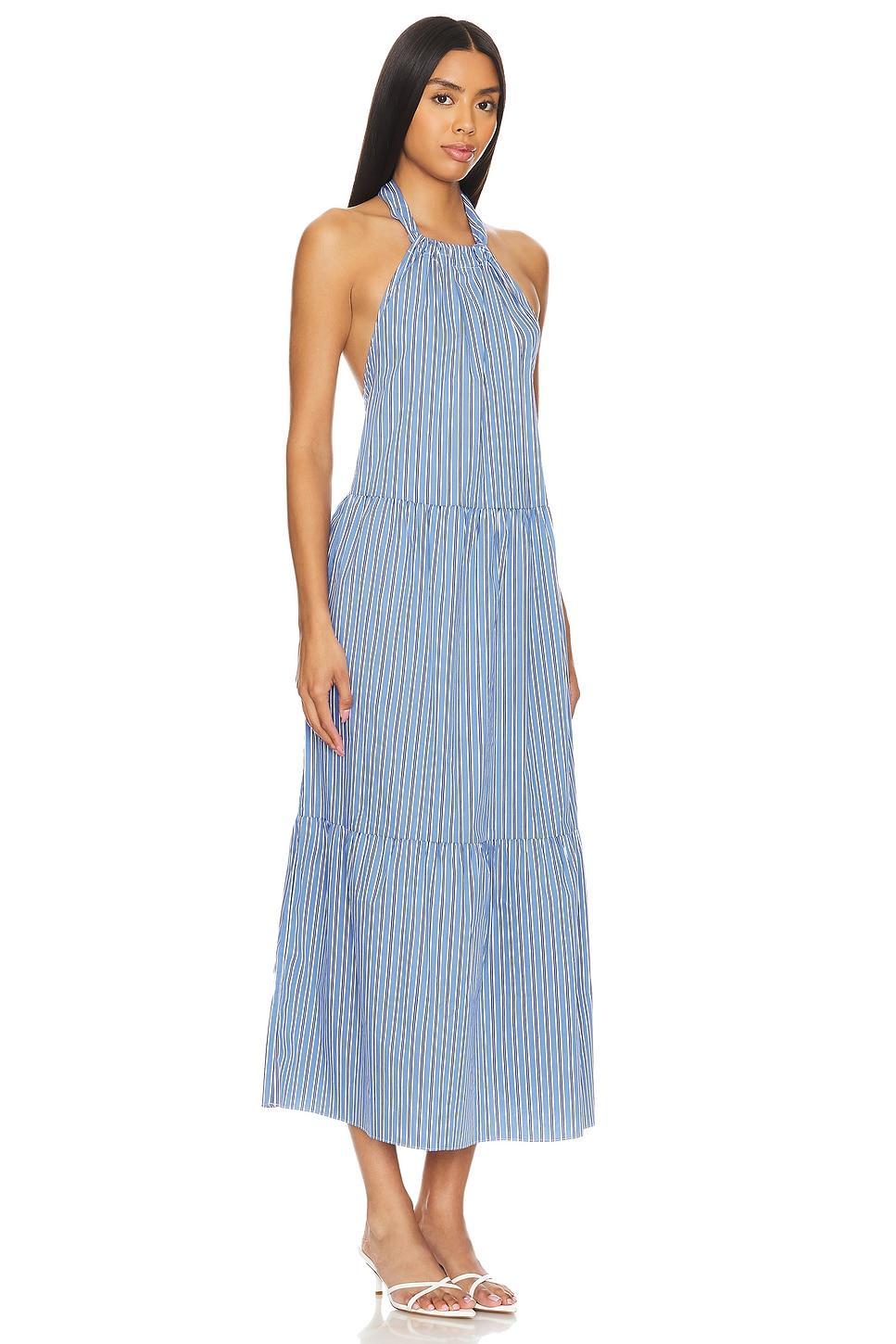 The Kai Dress Solid & Striped Product Image
