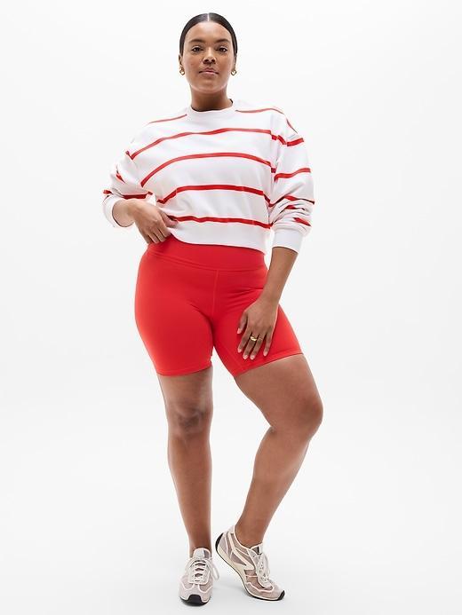 Heavyweight Terry Crop Crew Sweatshirt Product Image