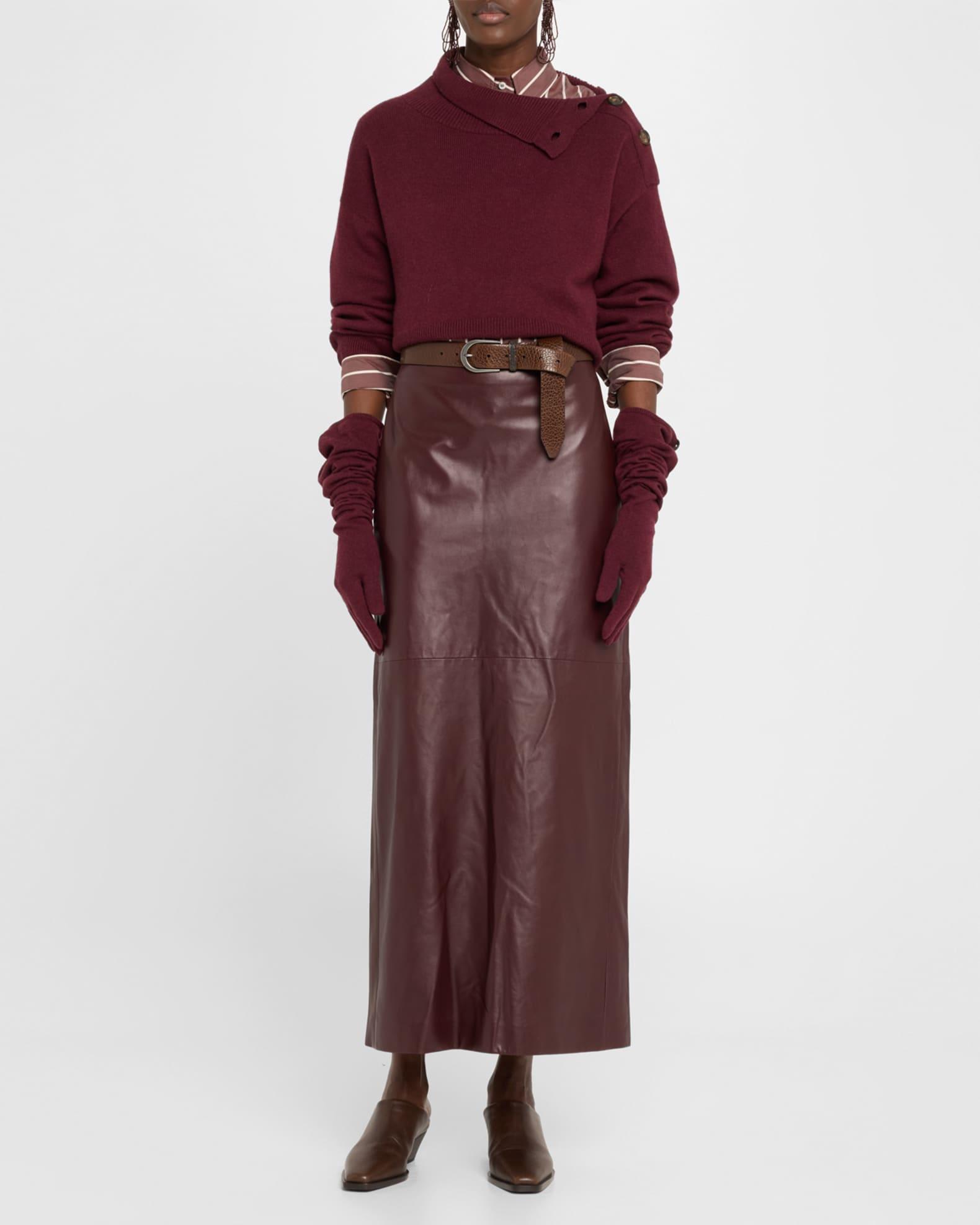 Western Leather Monili-Heel Mules Product Image