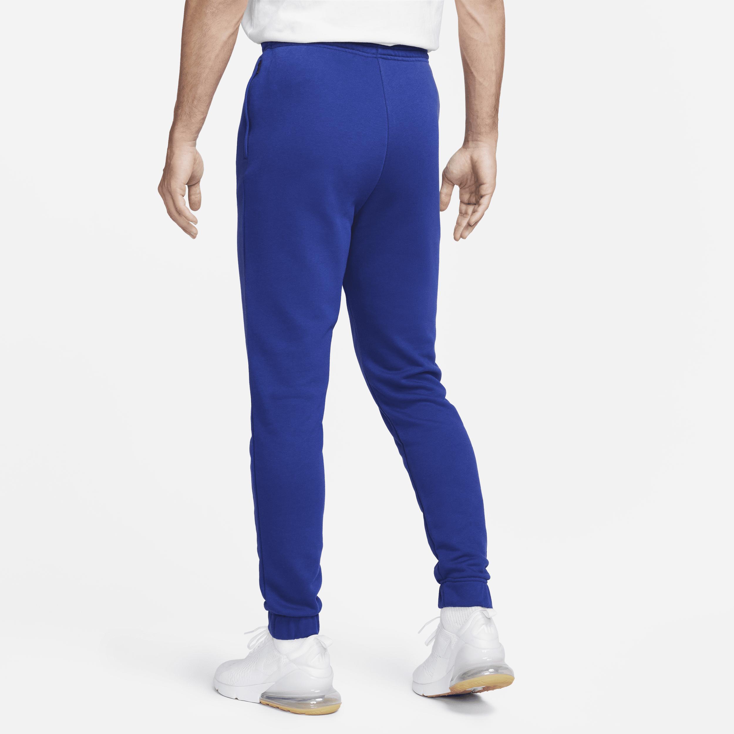 Men's Nike  Blue Barcelona Fleece Pants, Size: Large, Bar Blue Product Image