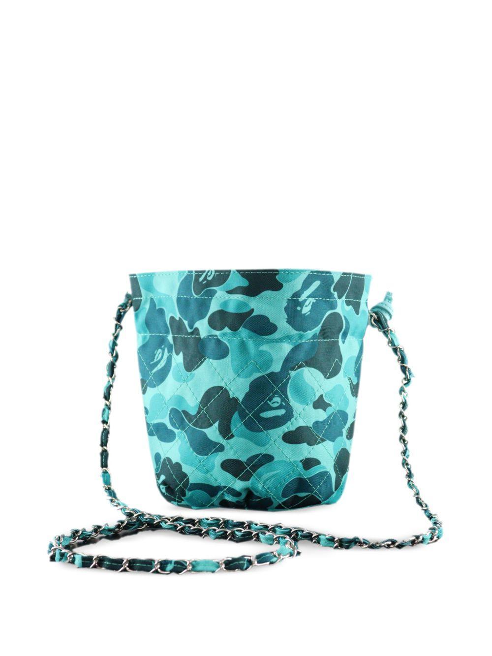 x BAPE camouflage-print bucket bag Product Image