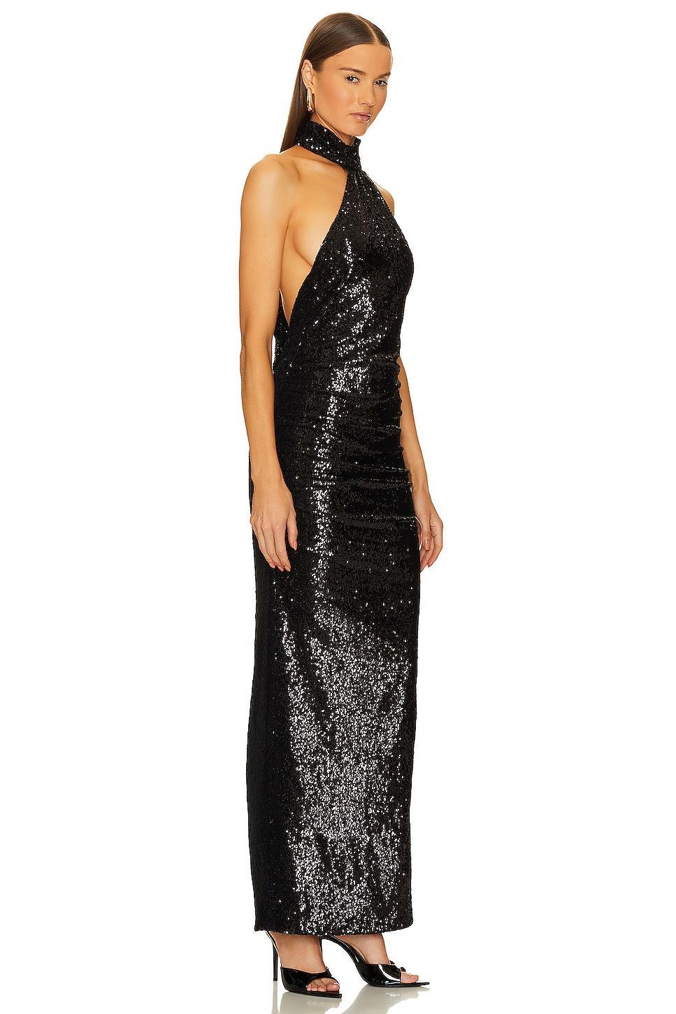 Sequin Halter Gown GIUSEPPE DI MORABITO Product Image