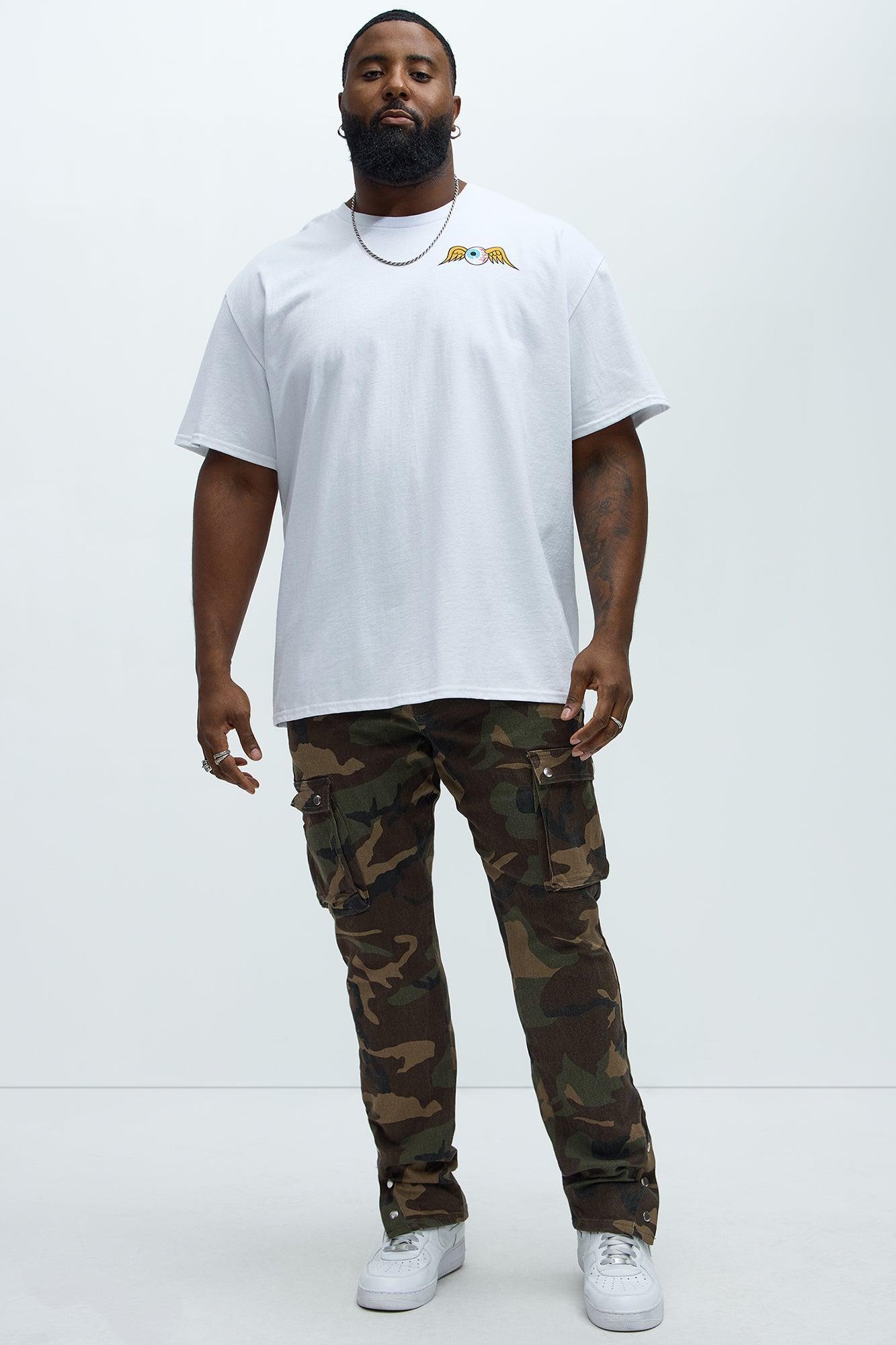 Von Dutch Flying Eyeball Short Sleeve Tee - White Product Image
