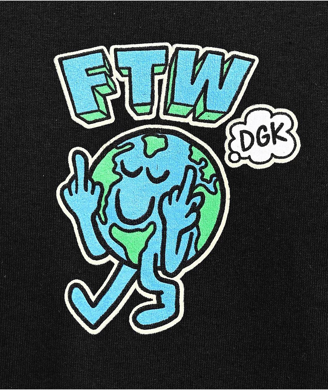 DGK FTW Black T-Shirt Product Image
