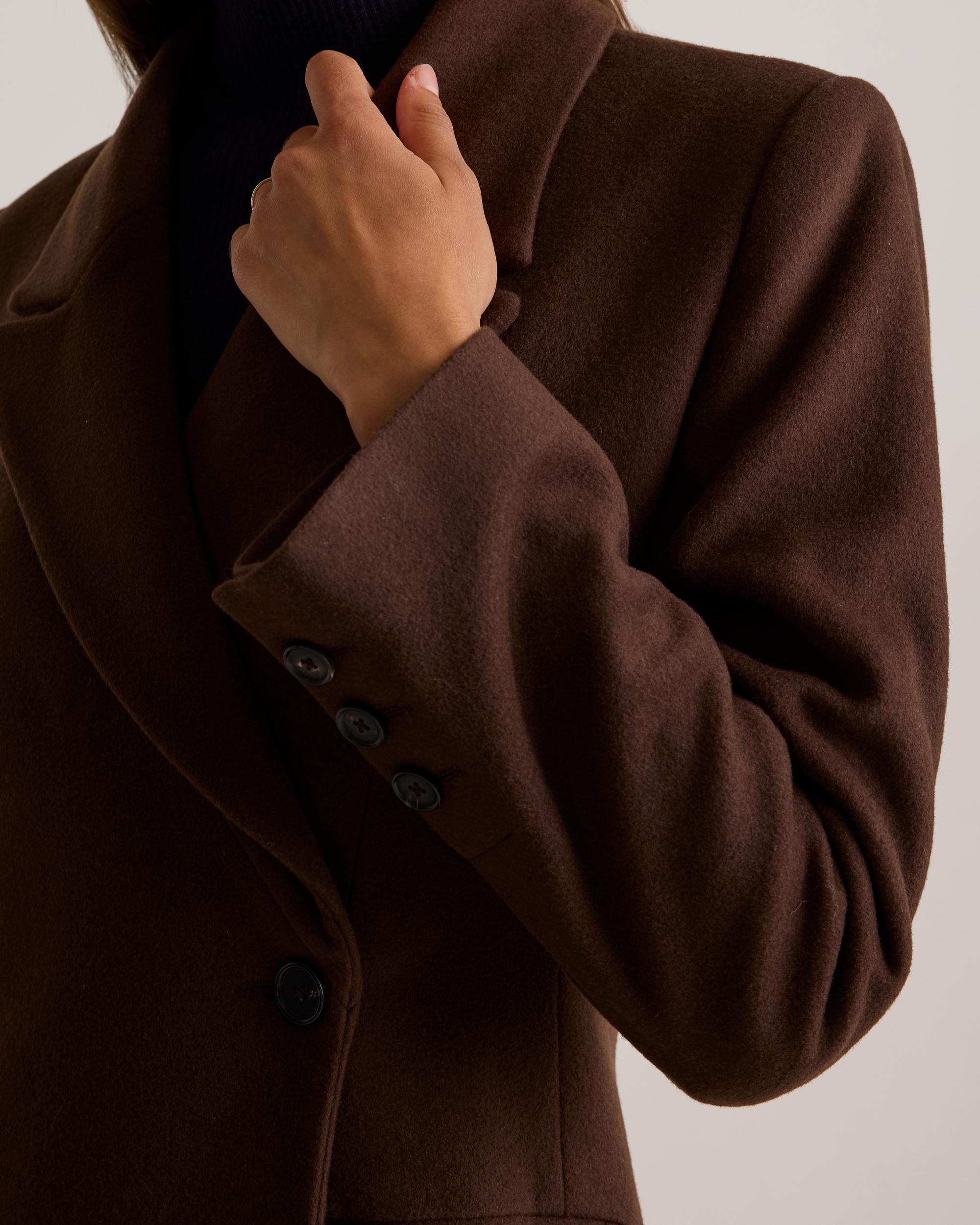 Quince | Women's Italian Wool Tailored Coat Wool/Nylon Product Image