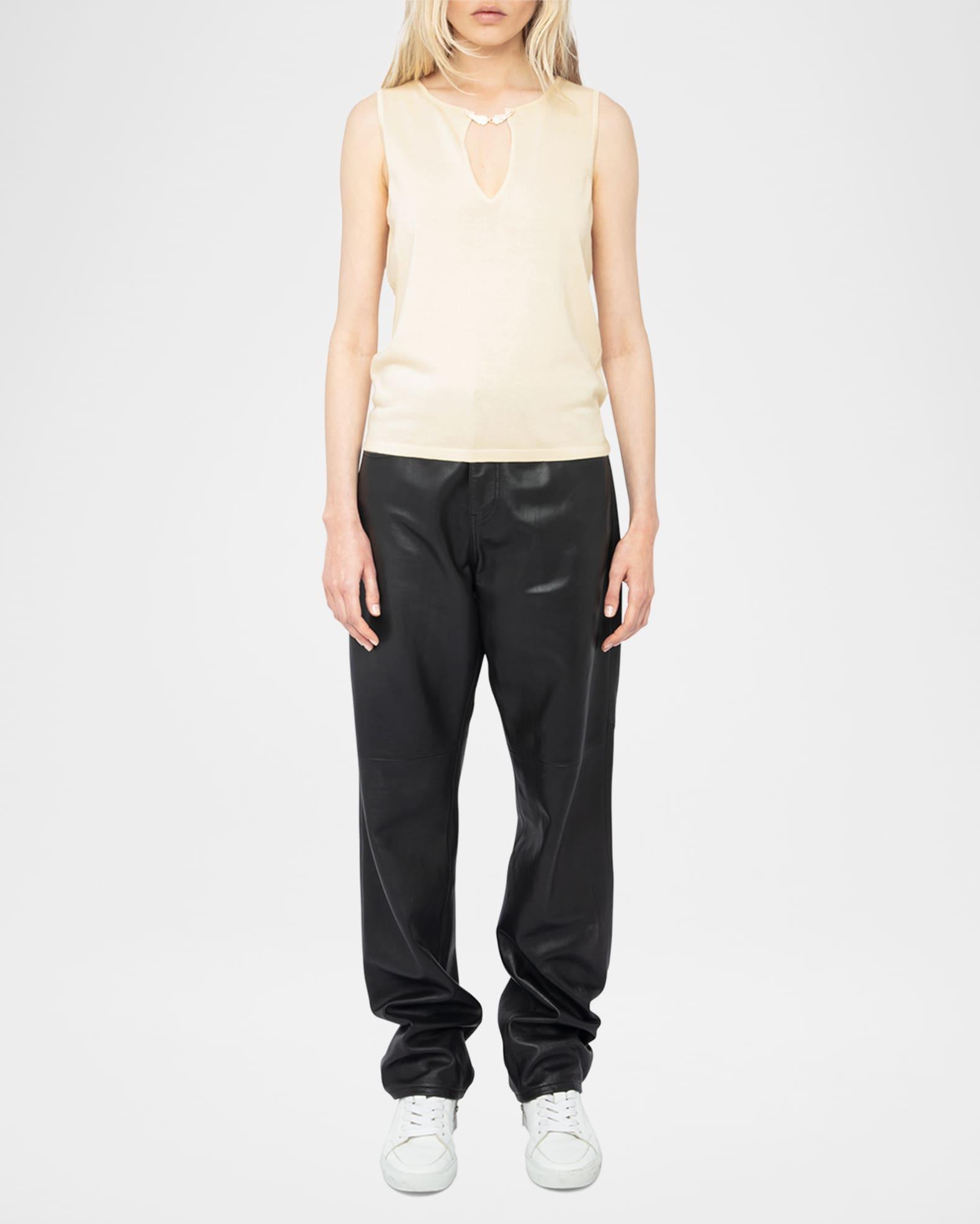Sayani Cotton-Blend Knit Tank Top Product Image