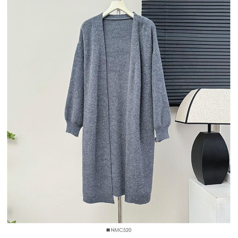 Oversized Open-Front Cardigan in 6 Colors Product Image