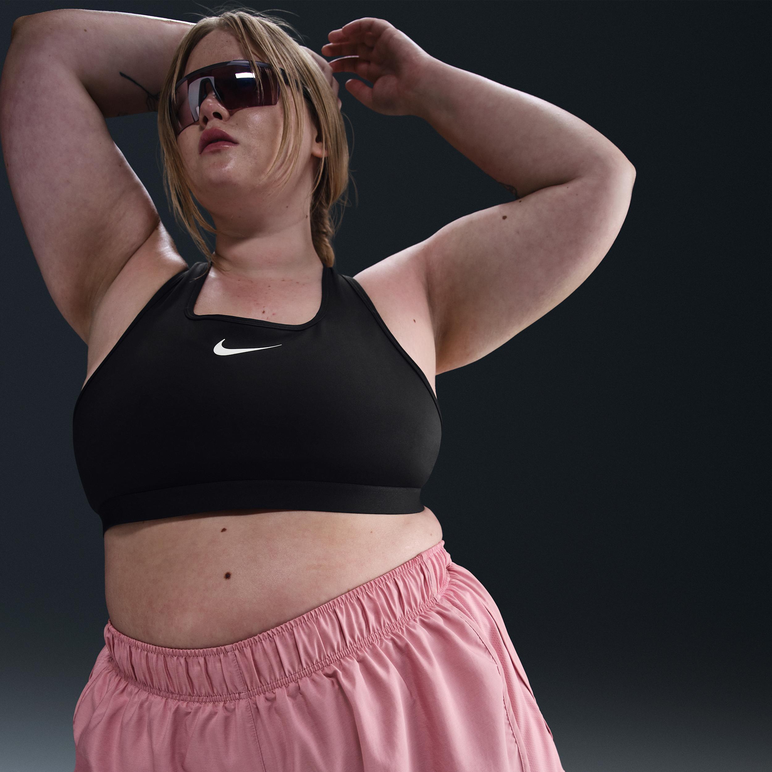 Nike Womens Tempo Dri-FIT Mid-Rise 3 Brief-Lined Running Shorts (Plus Size) Product Image