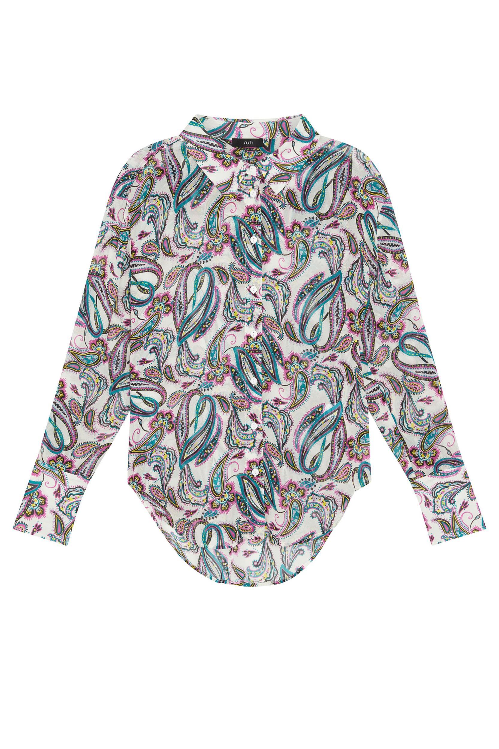 Shift Your Gaze Button Down Blouse Product Image