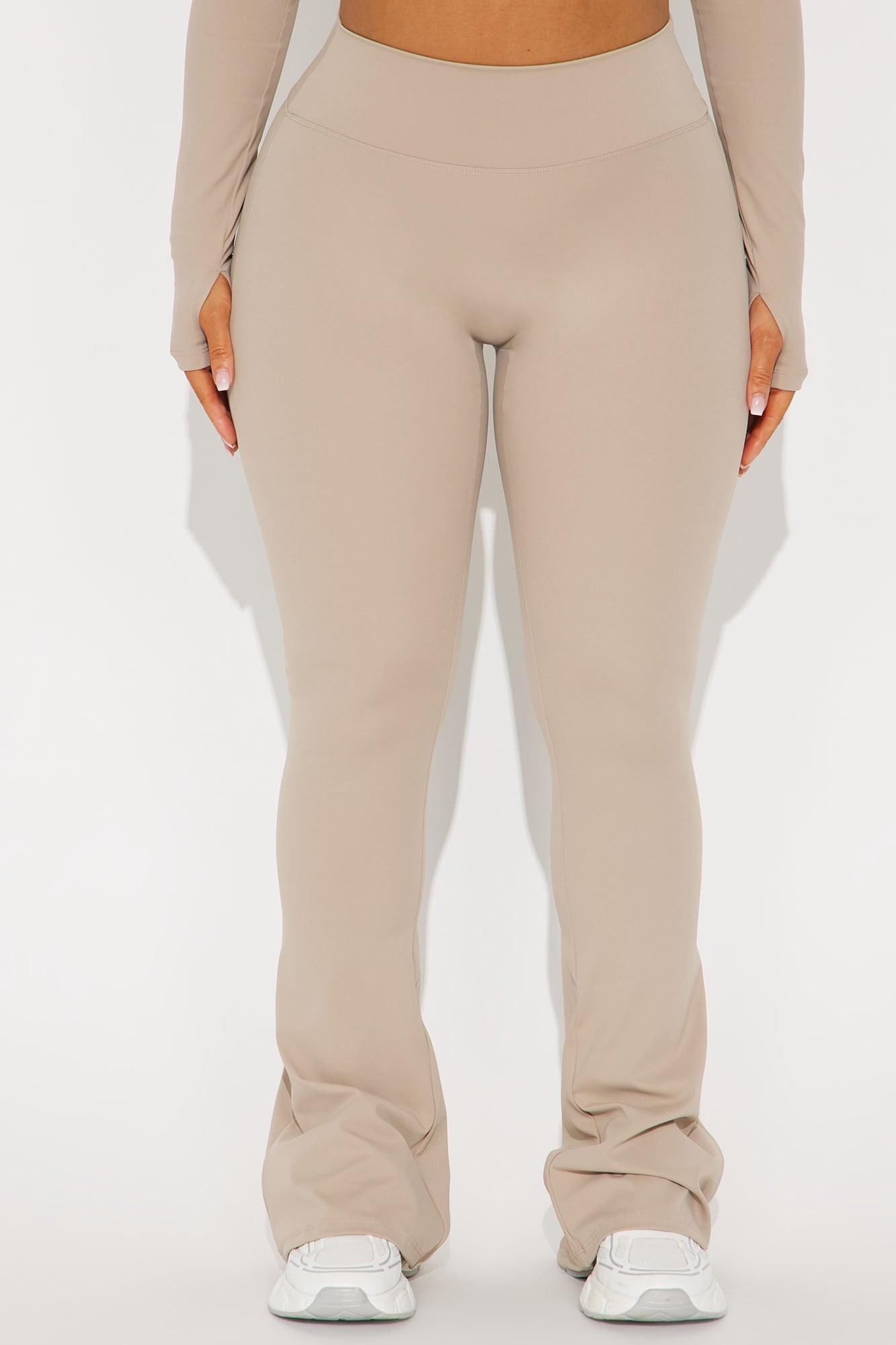 Stay Snatched Active Yoga Pant - Taupe Product Image