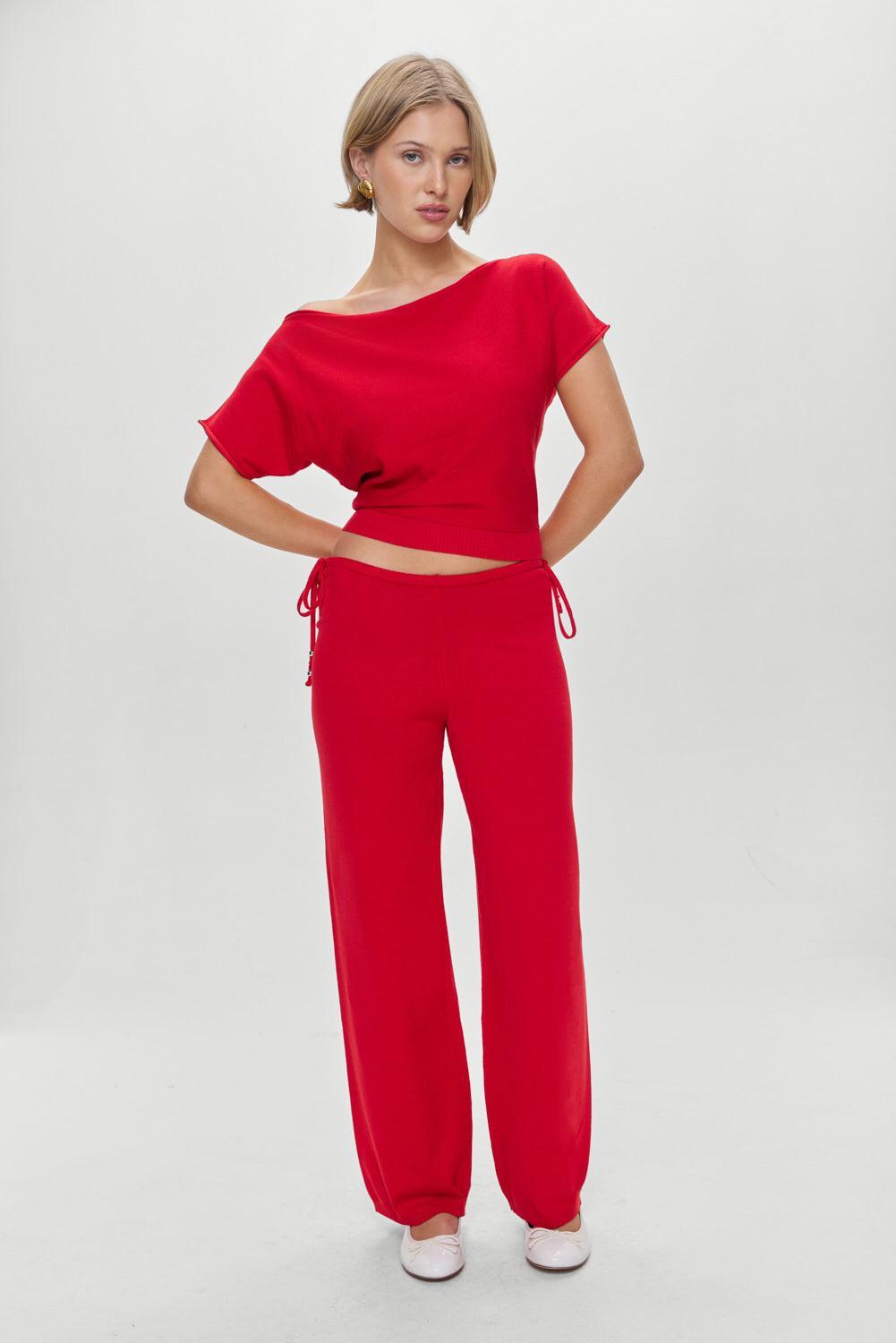 Montecito Boat Neck Knit Shirt - Heartstrings Product Image