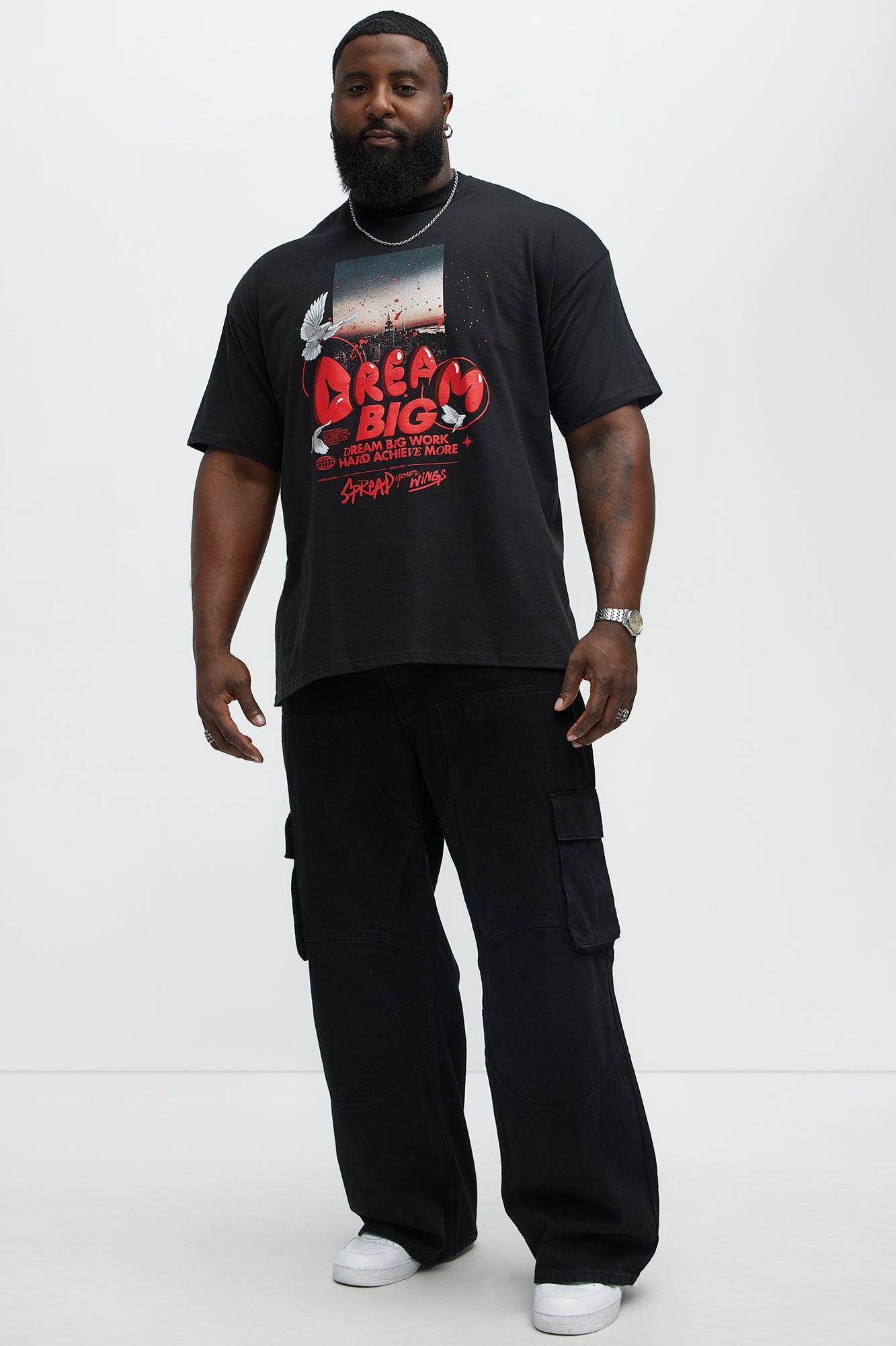 Dream Big In The City Short Sleeve Tee - Black Product Image
