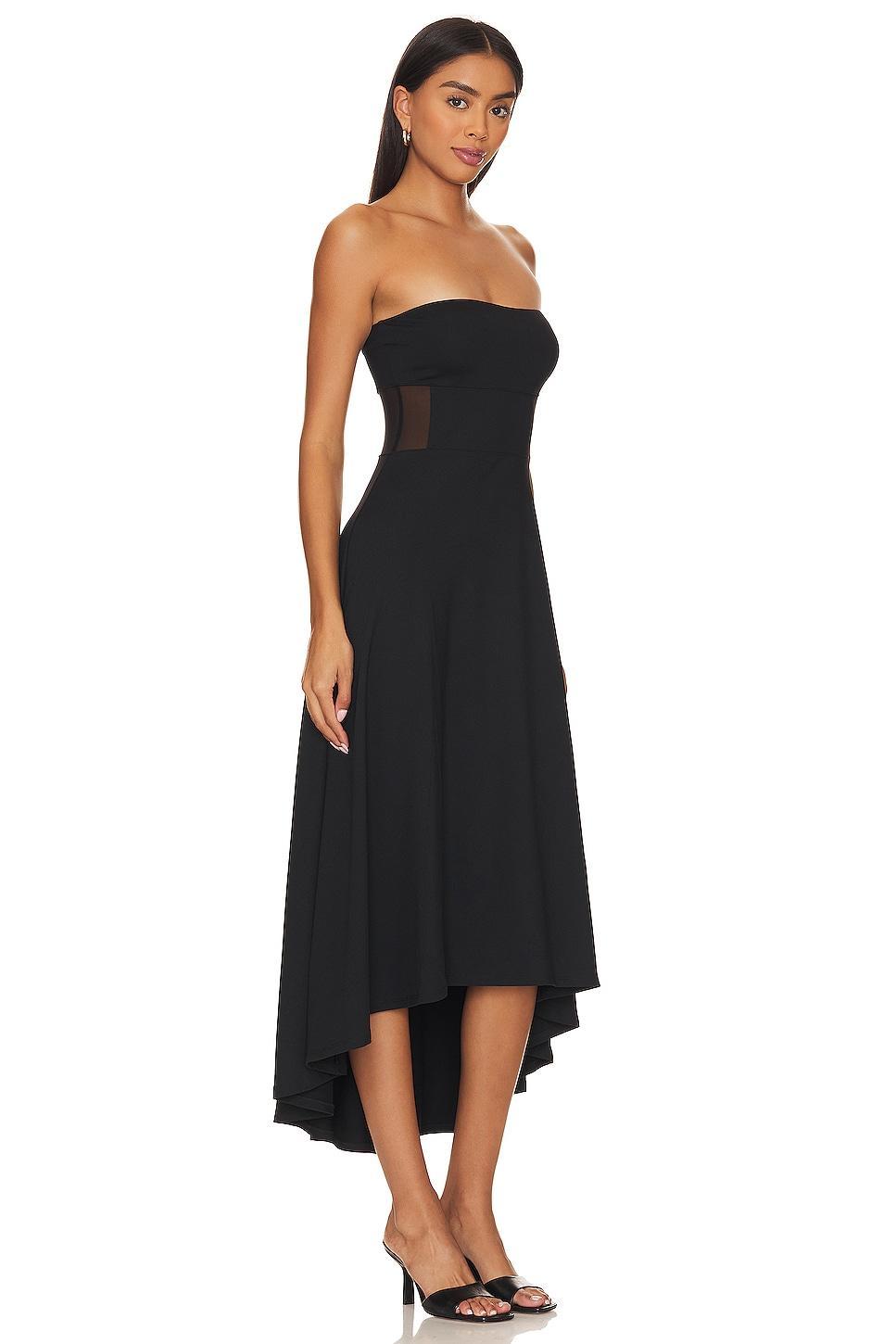 Mesh Strapless Midi Dress Susana Monaco Product Image