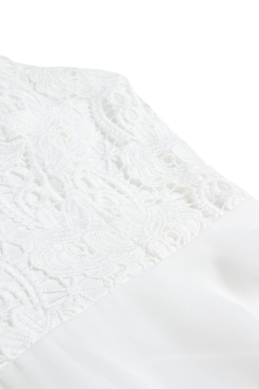 Lace Top Mini Dress Product Image