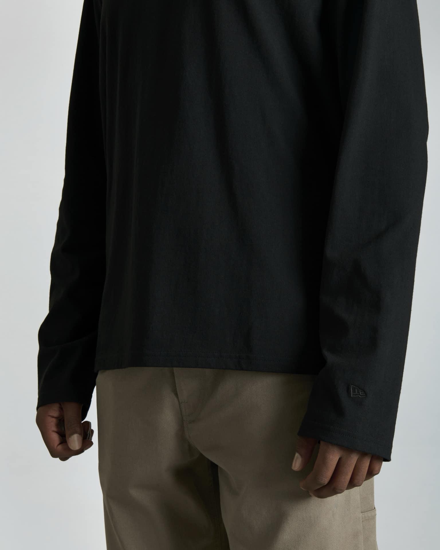 Brand New Era Erhardt Black Long Sleeve T-Shirt Male Product Image