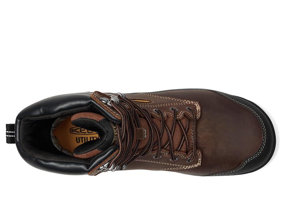 KEEN Utility Evanston 8 Soft Toe Waterproof Insulated 600G (Bison/Black) Men's Work Boots Product Image