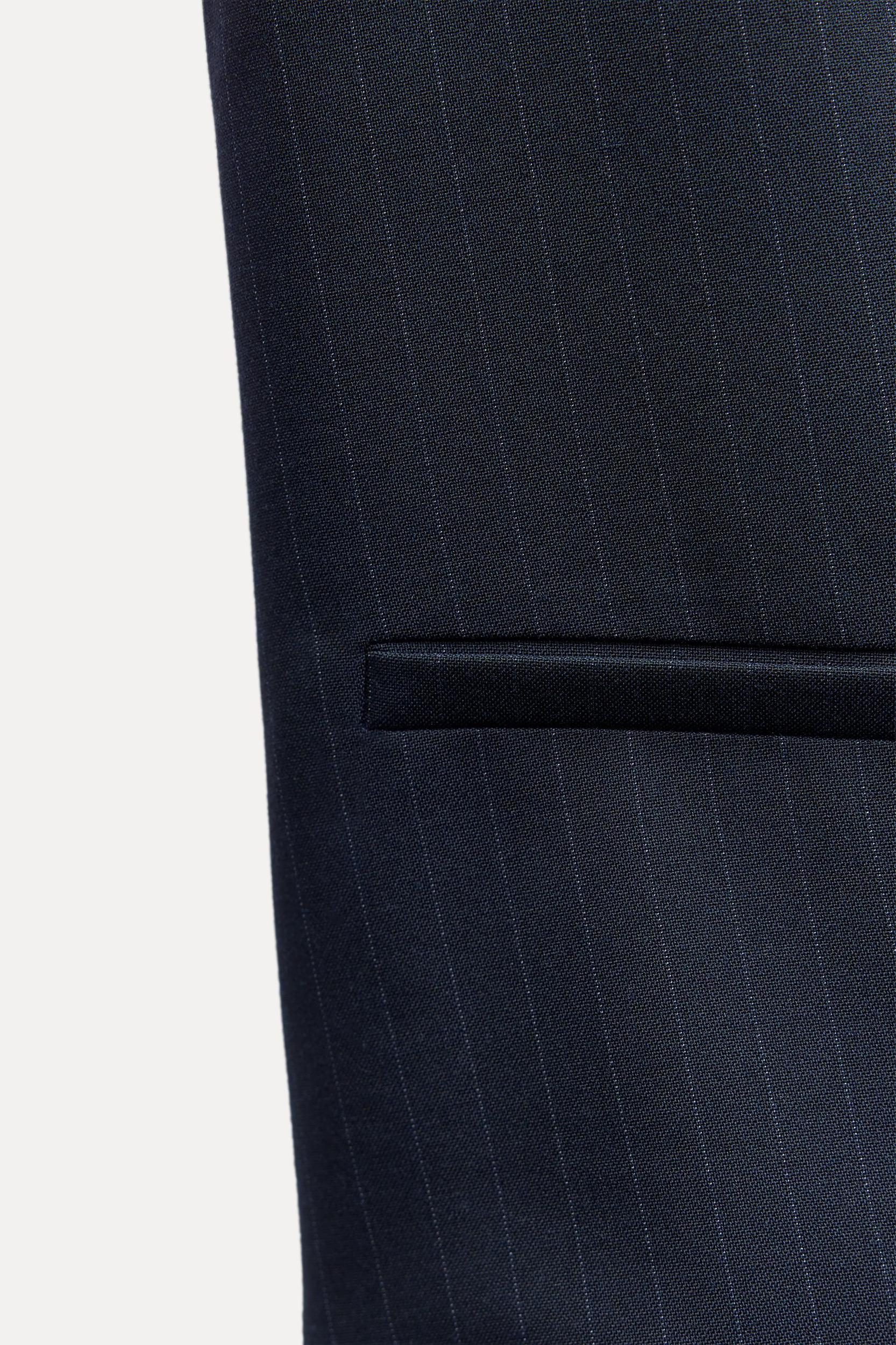 FITTED PINSTRIPE VEST Product Image