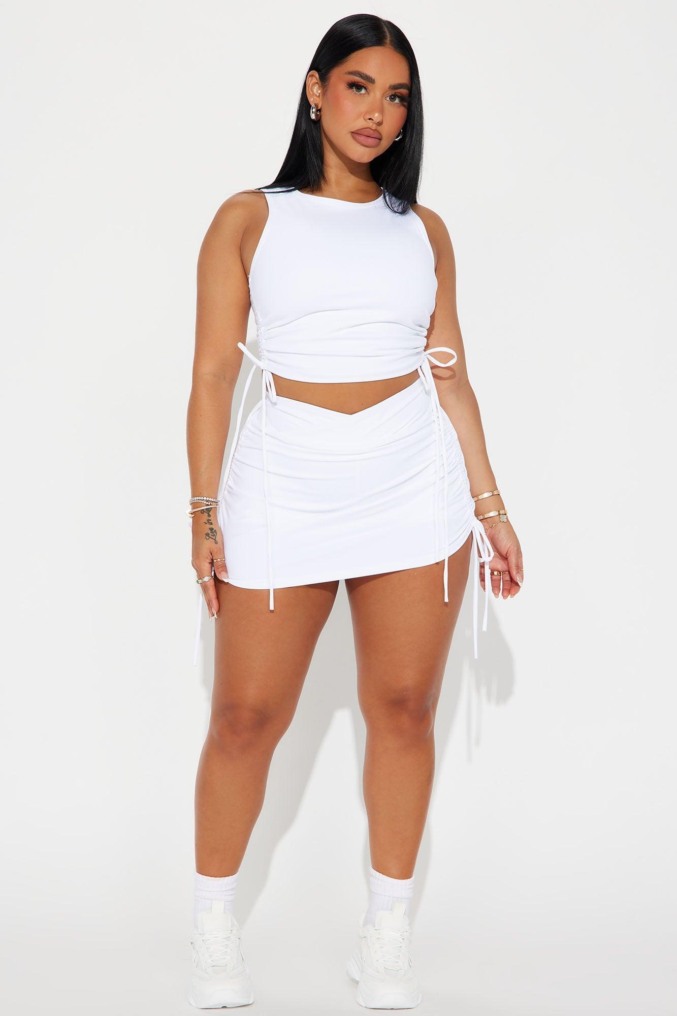 Crunch Time Active Top - White Product Image