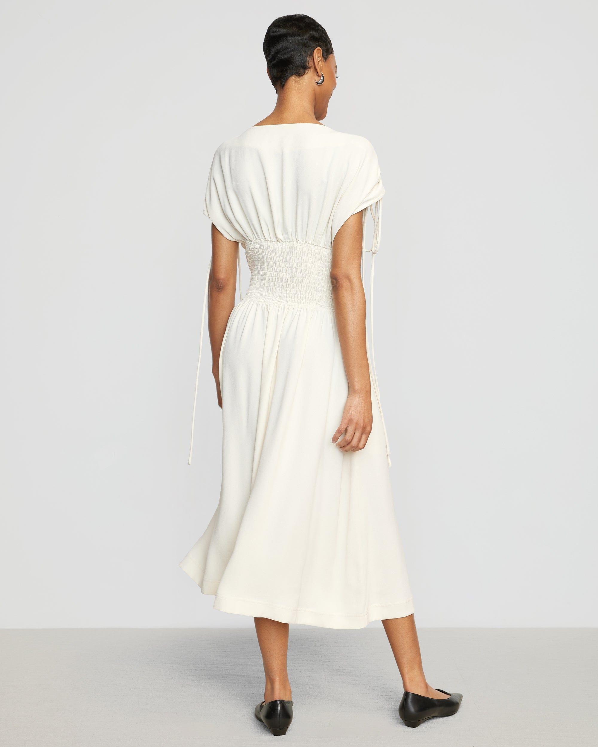 Ayumi Gathered-Shoulder Dress Product Image
