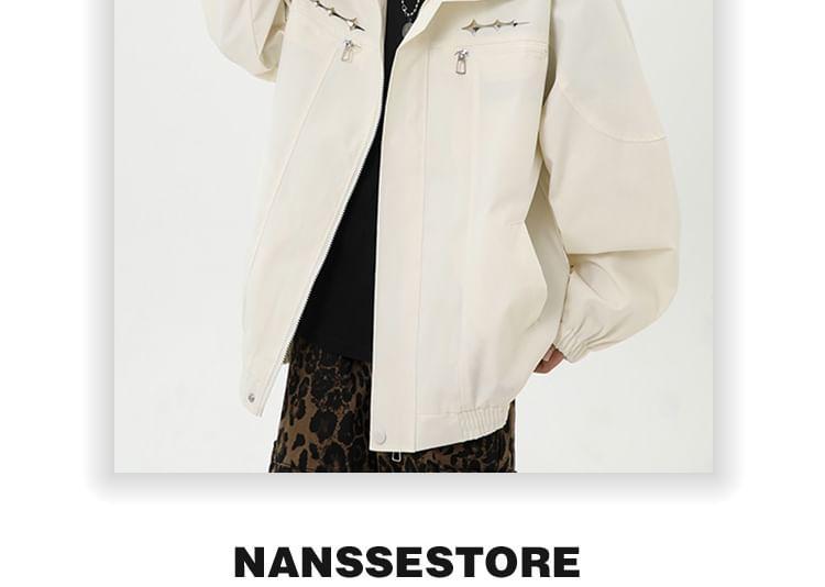 Plain Zip Jacket Product Image