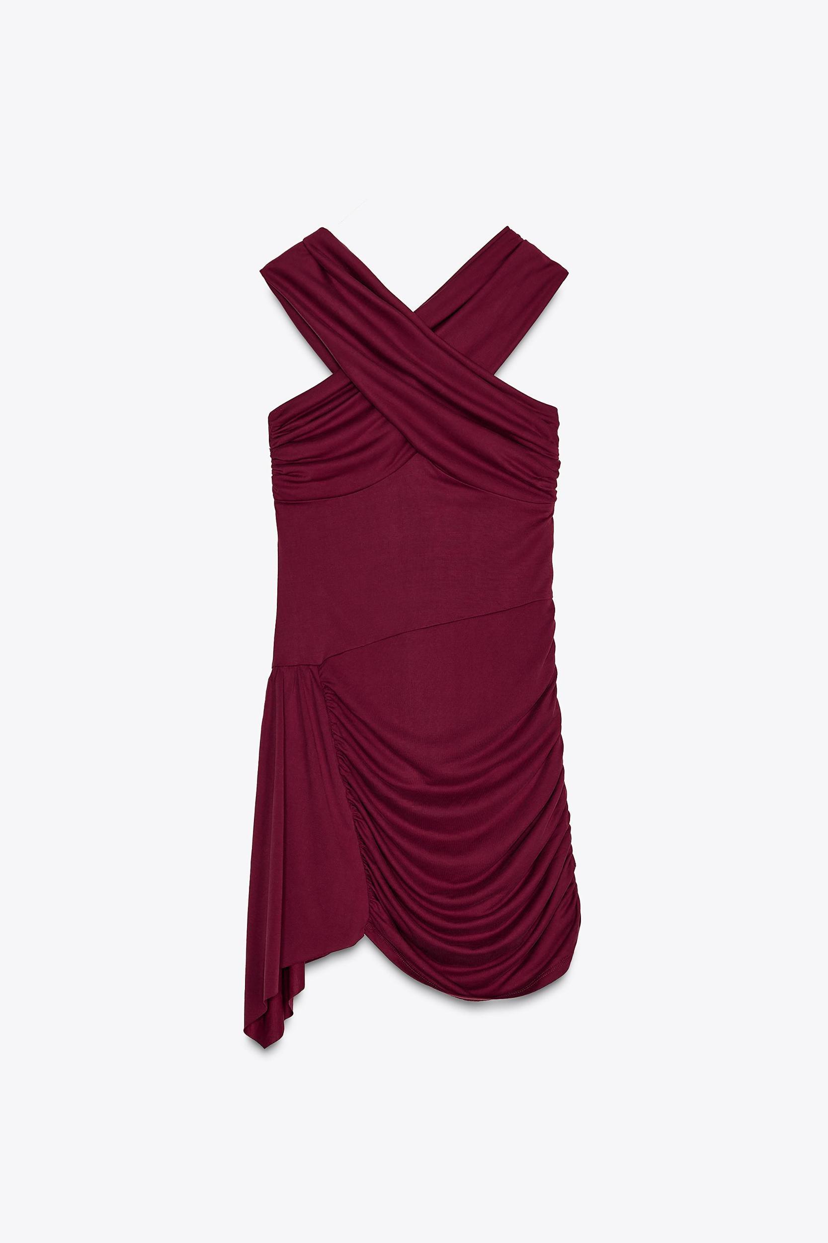FLOWY GATHERED DRESS Product Image