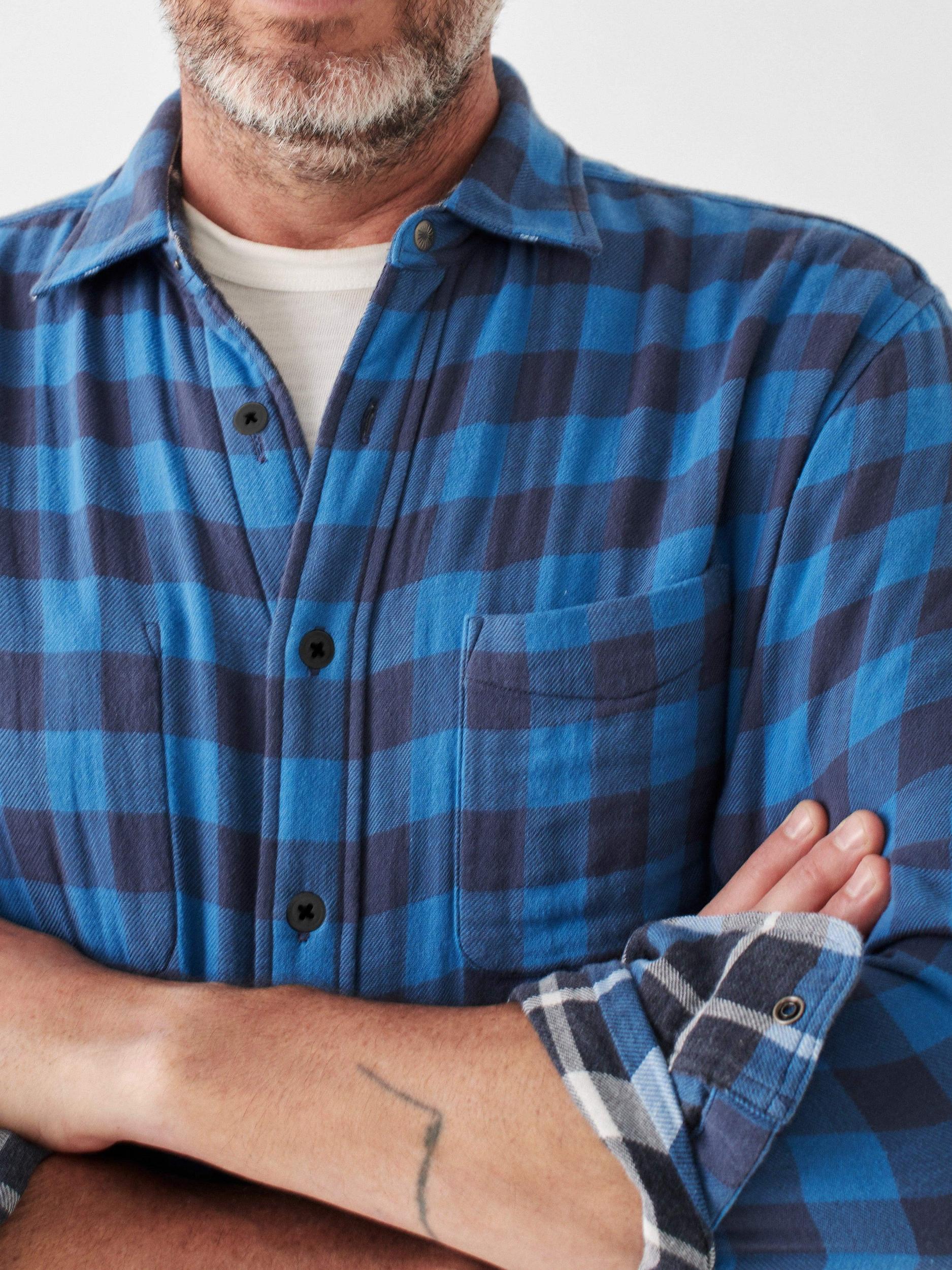 The Reversible Shirt - Cobalt Nights Buffalo Male Product Image