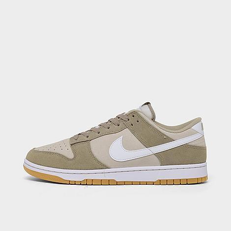 Nike Mens Dunk Low Retro SE Casual Shoes in Pale Ivory/White/Light Orewood Brown Product Image