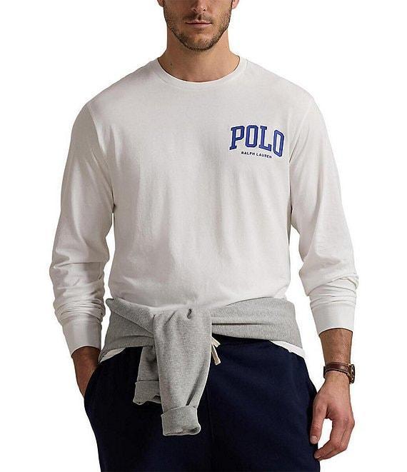 Polo Ralph Lauren Big & Tall Classic Fit Logo Jersey Long Sleeve T-Shirt Product Image